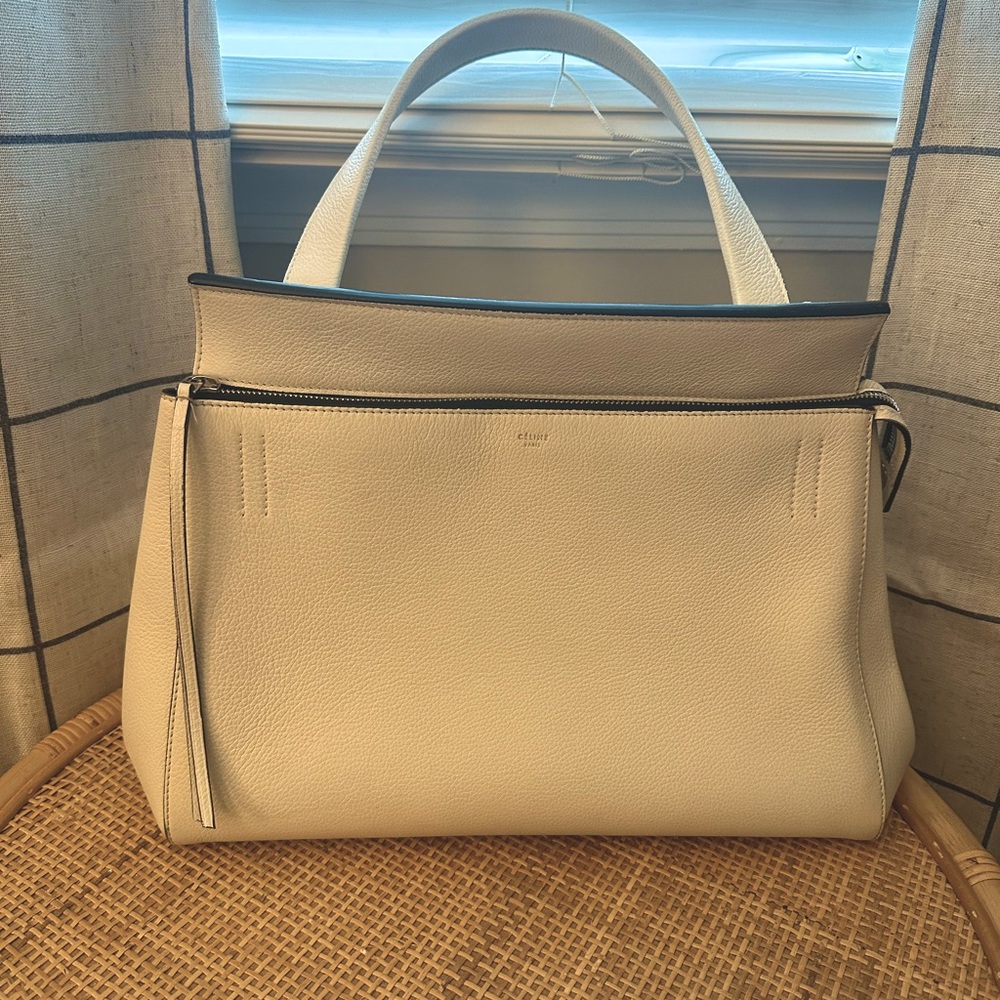 CELINE medium edge leather bag